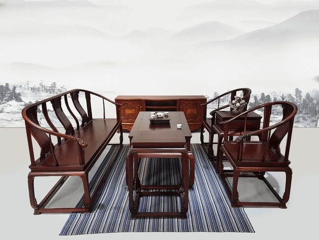 Mẫu Bàn Ghế Gỗ Cẩm Lai Cao Cấp Sang Trọng