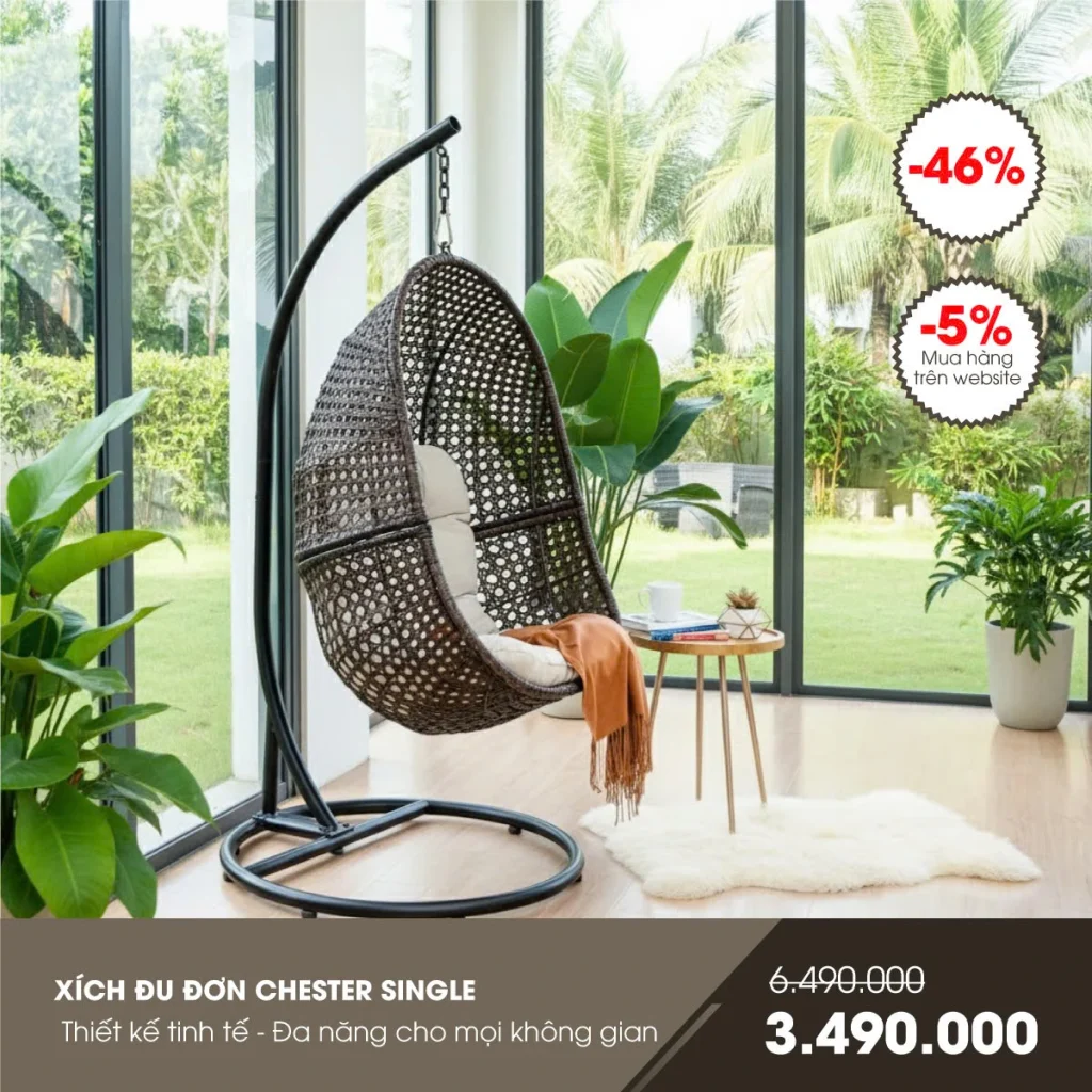 Xích đu đơn Chester Single