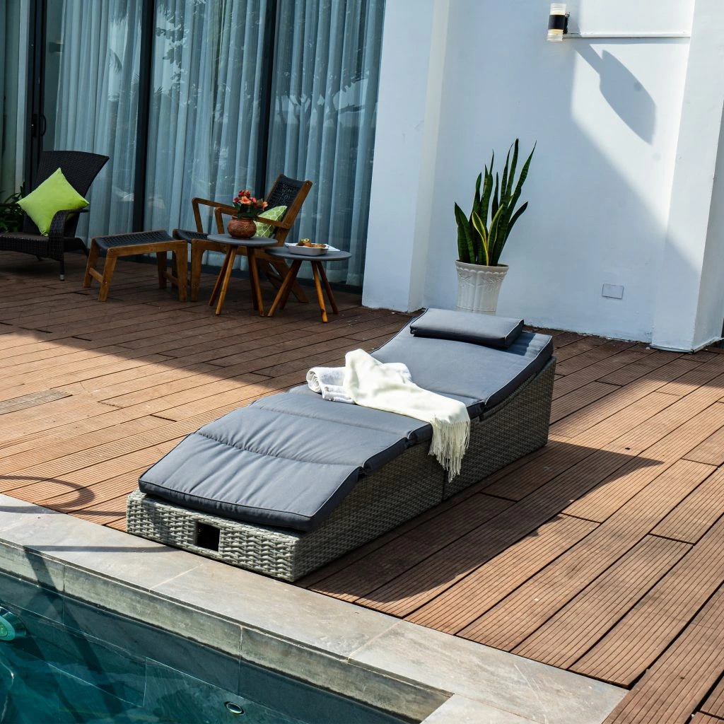 Giường Hồ Bơi Mây Nhựa Florence