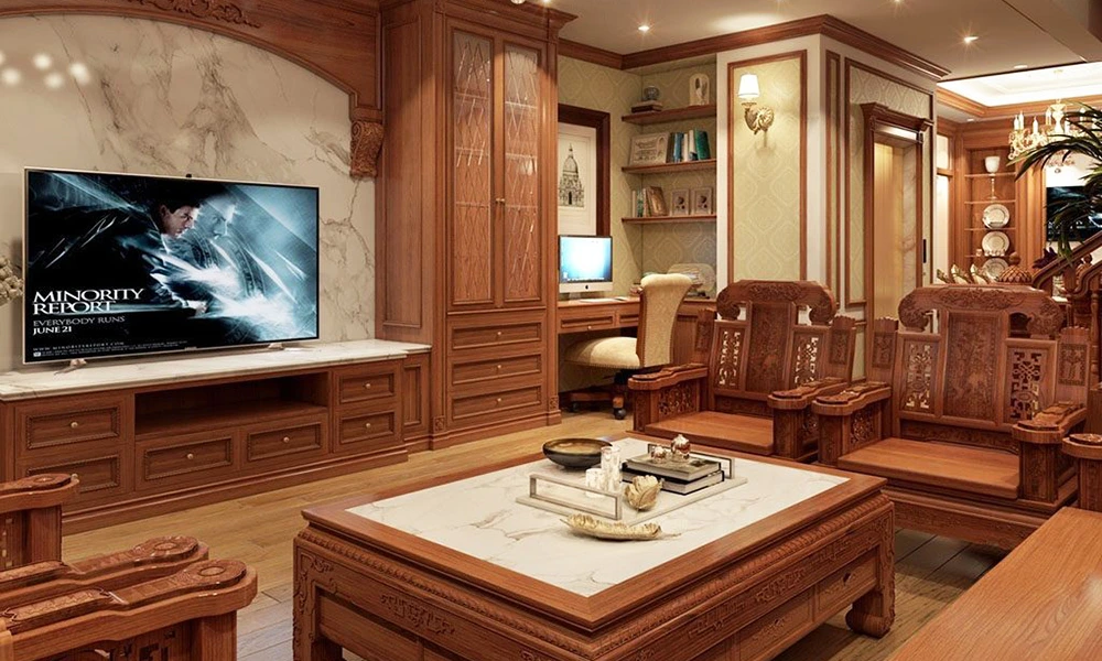 Bàn Ghế Gỗ Phòng Khách Cao Cấp: Thiết Kế Đẹp, Giá Trị Sử Dụng Lâu Dài