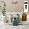 Bình hoa sứ Aionna trang trí decor họa tiết sọc Made4Home 2 Bình hoa sứ Aionna