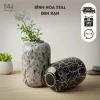 Bình hoa gốm sứ Still trang trí decor họa tiết rạn Made4Home - Kích thước 27x17cm