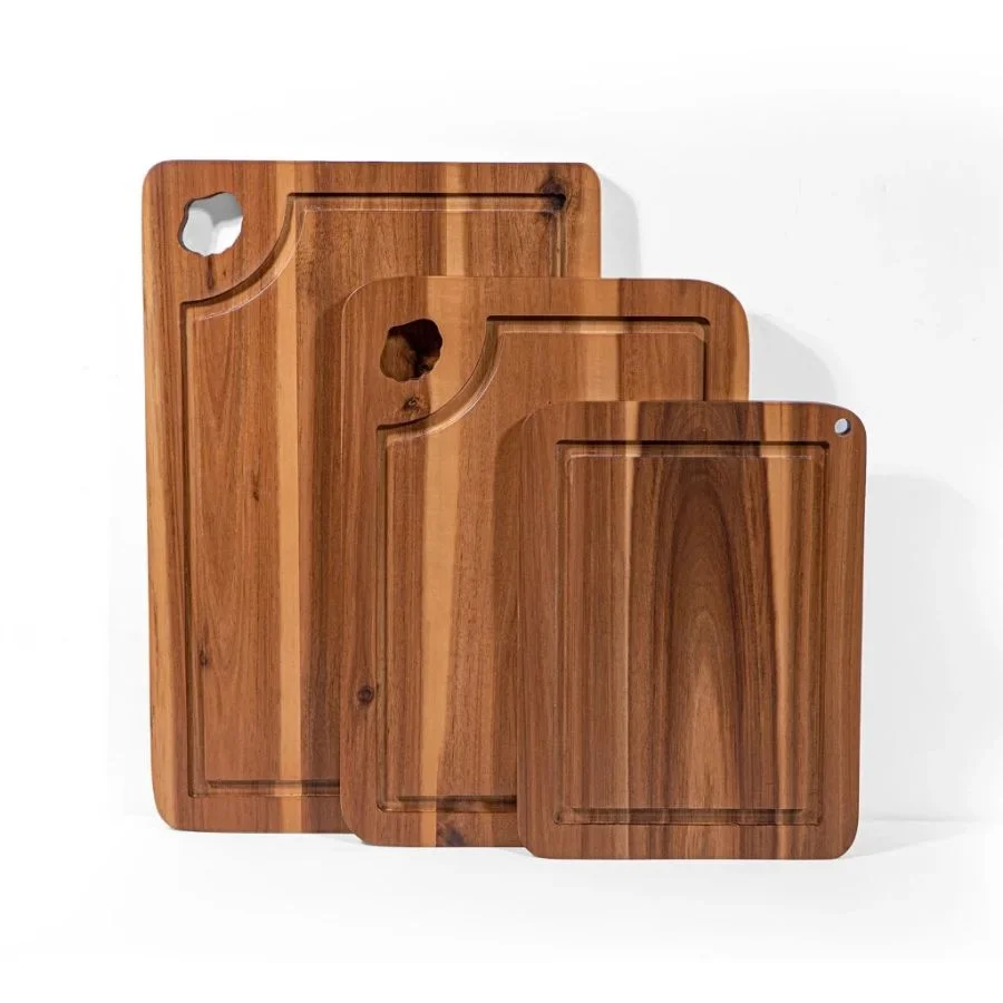 Combo 3 thớt gỗ tràm Solna cao cấp, an toàn sức khỏe Made4home