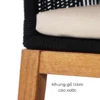 Ghế Rope Gỗ Tràm Cao Cấp Nordic