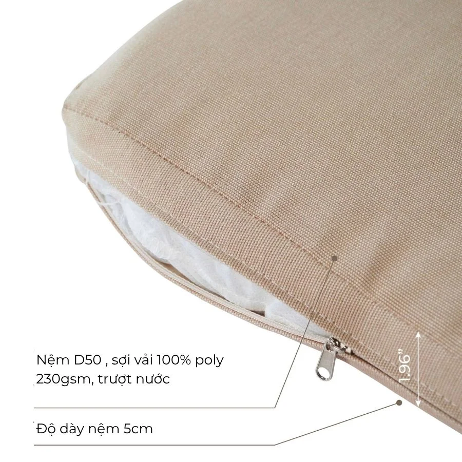 Ghế Rope Gỗ Tràm Cao Cấp Nordic – Ghế Cafe Ngoài Trời Chuẩn Xuất Khẩu