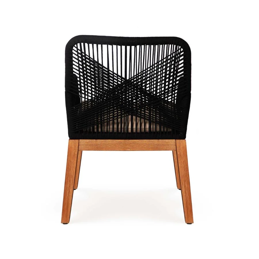 Ghế Rope Gỗ Tràm Cao Cấp Nordic – Ghế Cafe Ngoài Trời Chuẩn Xuất Khẩu