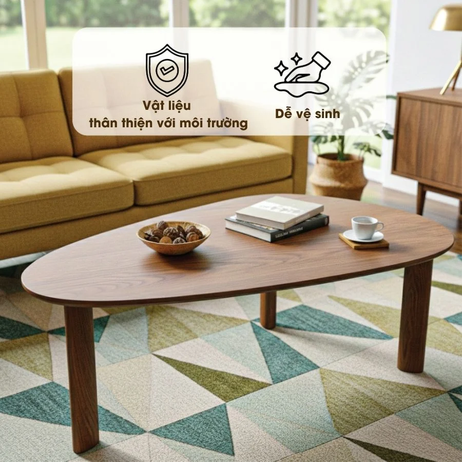 Bàn Trà Gỗ Made4Home – Bo Góc An Toàn, Veneer Tự Nhiên Cao Cấp Cho Phòng Khách Hiện Đại 4 Bàn Trà Gỗ Made4Home – Bo Góc An Toàn, Veneer Tự Nhiên Cao Cấp Cho Phòng Khách Hiện Đại