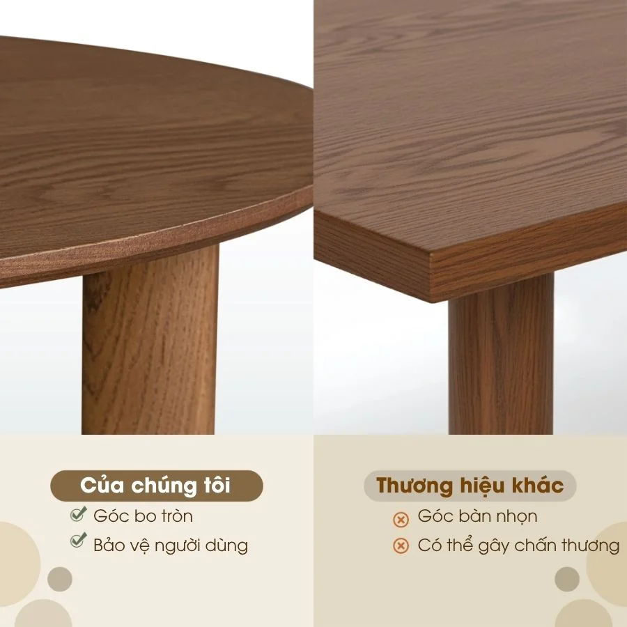 Bàn Trà Gỗ Made4Home – Bo Góc An Toàn, Veneer Tự Nhiên Cao Cấp Cho Phòng Khách Hiện Đại 5 Bàn Trà Gỗ Made4Home – Bo Góc An Toàn, Veneer Tự Nhiên Cao Cấp Cho Phòng Khách Hiện Đại