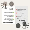 Bộ Ghế Bập Bênh Thư Giãn Ngoài Trời Made4Home – Patio Bistro Set 16 Bộ Ghế Bập Bênh Thư Giãn Ngoài Trời Made4Home – Patio Bistro Set