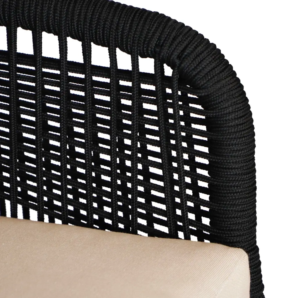 Ghế Rope Gỗ Tràm Cao Cấp Nordic – Ghế Cafe Ngoài Trời