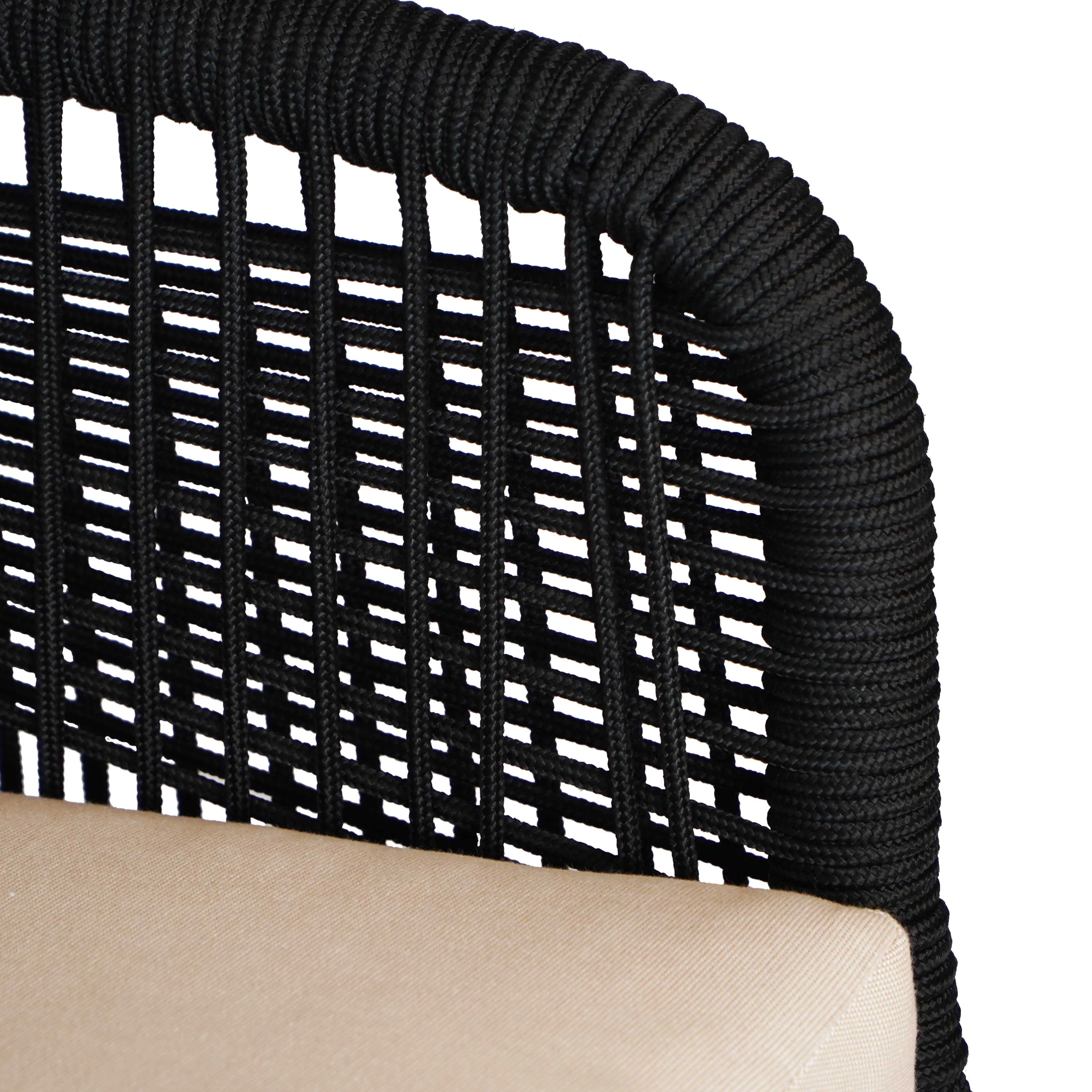 Ghế Rope Gỗ Tràm Cao Cấp Nordic – Ghế Cafe Ngoài Trời Chuẩn Xuất Khẩu