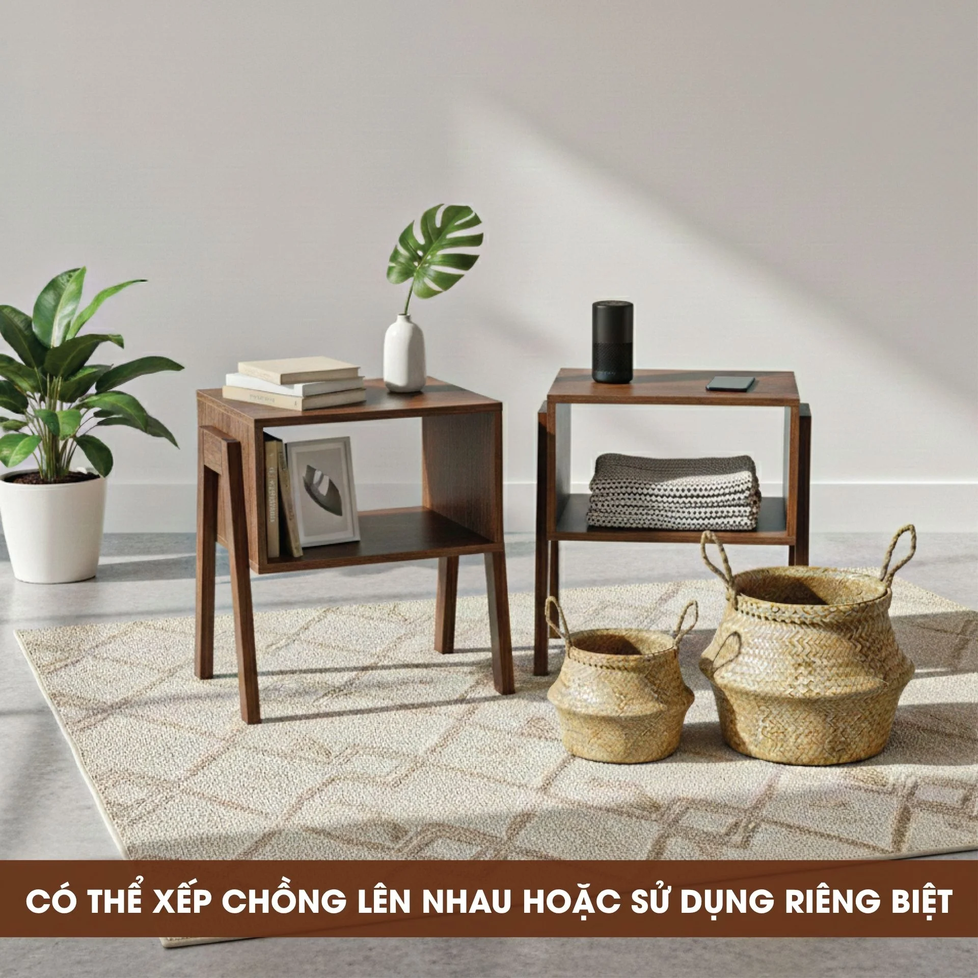 Kệ 2 Tầng Đa Năng Made4Home – Nhỏ Gọn và Linh Hoạt, Tối Ưu Mọi Không Gian