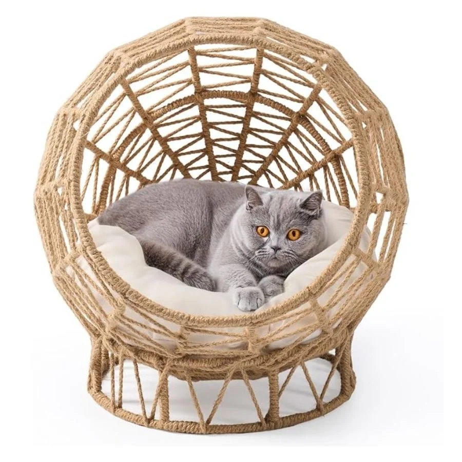 Nhà Cho Chó Mèo Đan Dây Thừng Cao Cấp Made4Home – Nest Relax Chair