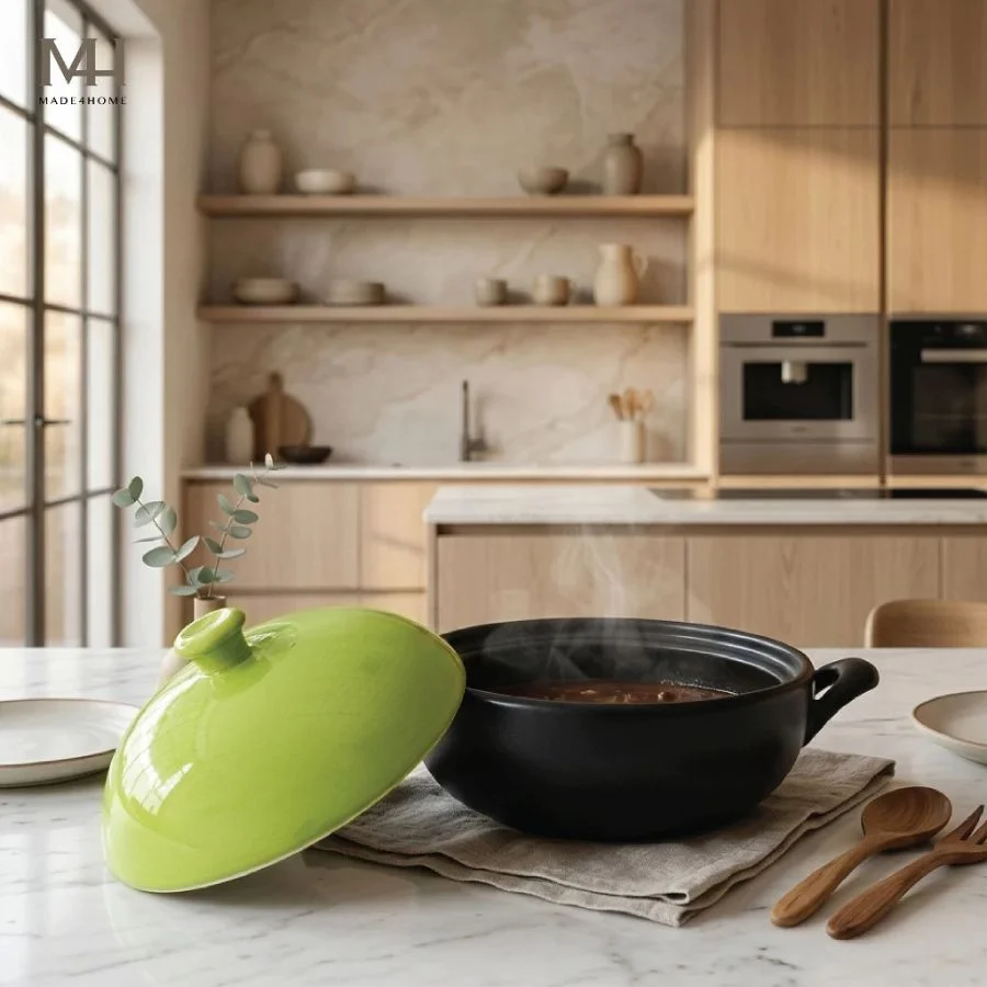 Nồi đất Nắp Sứ CeraCook Made4Home – Giữ Nhiệt Tốt, Nấu Ngon Chuẩn Vị Việt