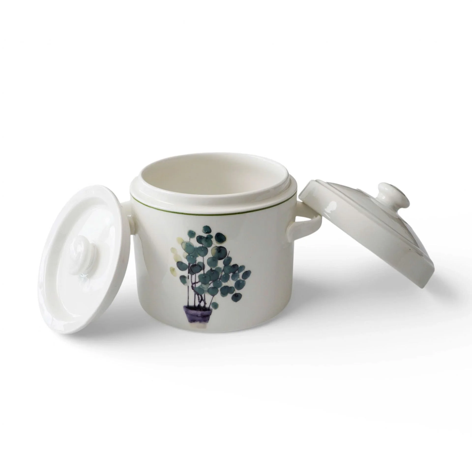 Thố Chưng Gốm Sứ Cao Cấp Made4Home 2 Lớp Nắp Giữ Nhiệt, Thiết Kế Sang Trọng Cho Gian Bếp Việt