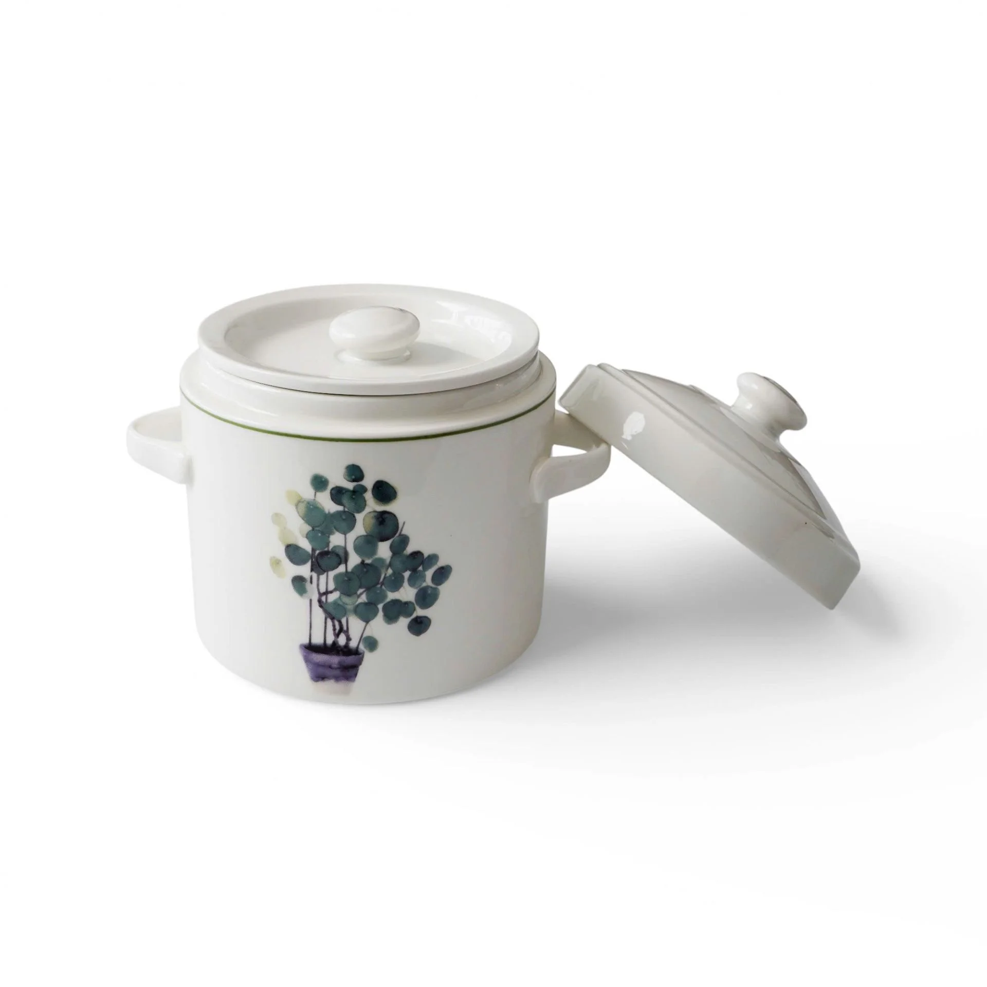 Thố Chưng Gốm Sứ Cao Cấp Made4Home 2 Lớp Nắp Giữ Nhiệt, Thiết Kế Sang Trọng Cho Gian Bếp Việt