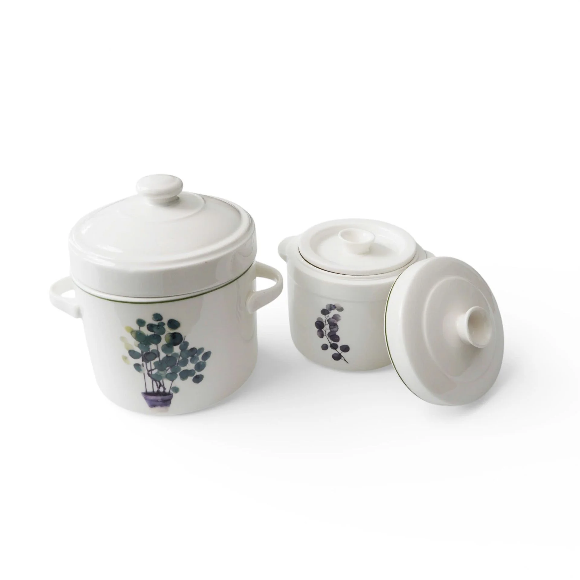 Thố Chưng Gốm Sứ Cao Cấp Made4Home – 2 Lớp Nắp Giữ Nhiệt