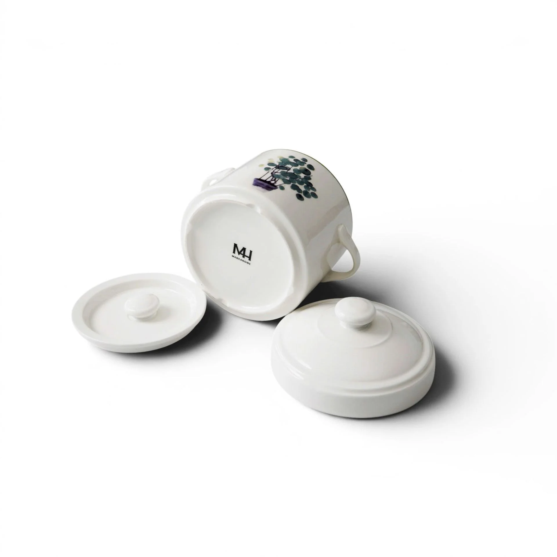 Thố Chưng Gốm Sứ Cao Cấp Made4Home 2 Lớp Nắp Giữ Nhiệt, Thiết Kế Sang Trọng Cho Gian Bếp Việt