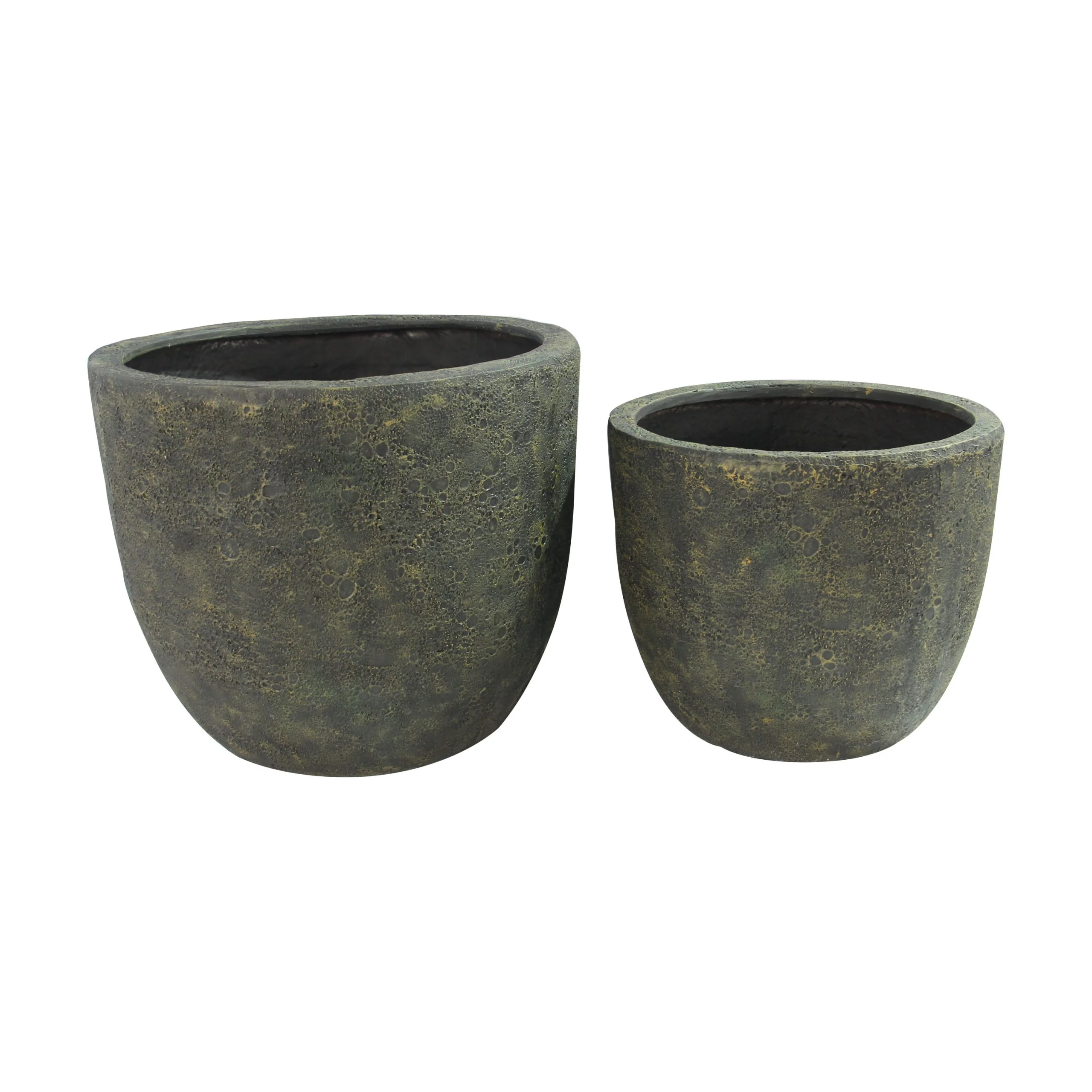 Egg Poly Planter (Set Of 2) – Green Grey 6 Egg Poly Planter (Set Of 2) – Green Grey