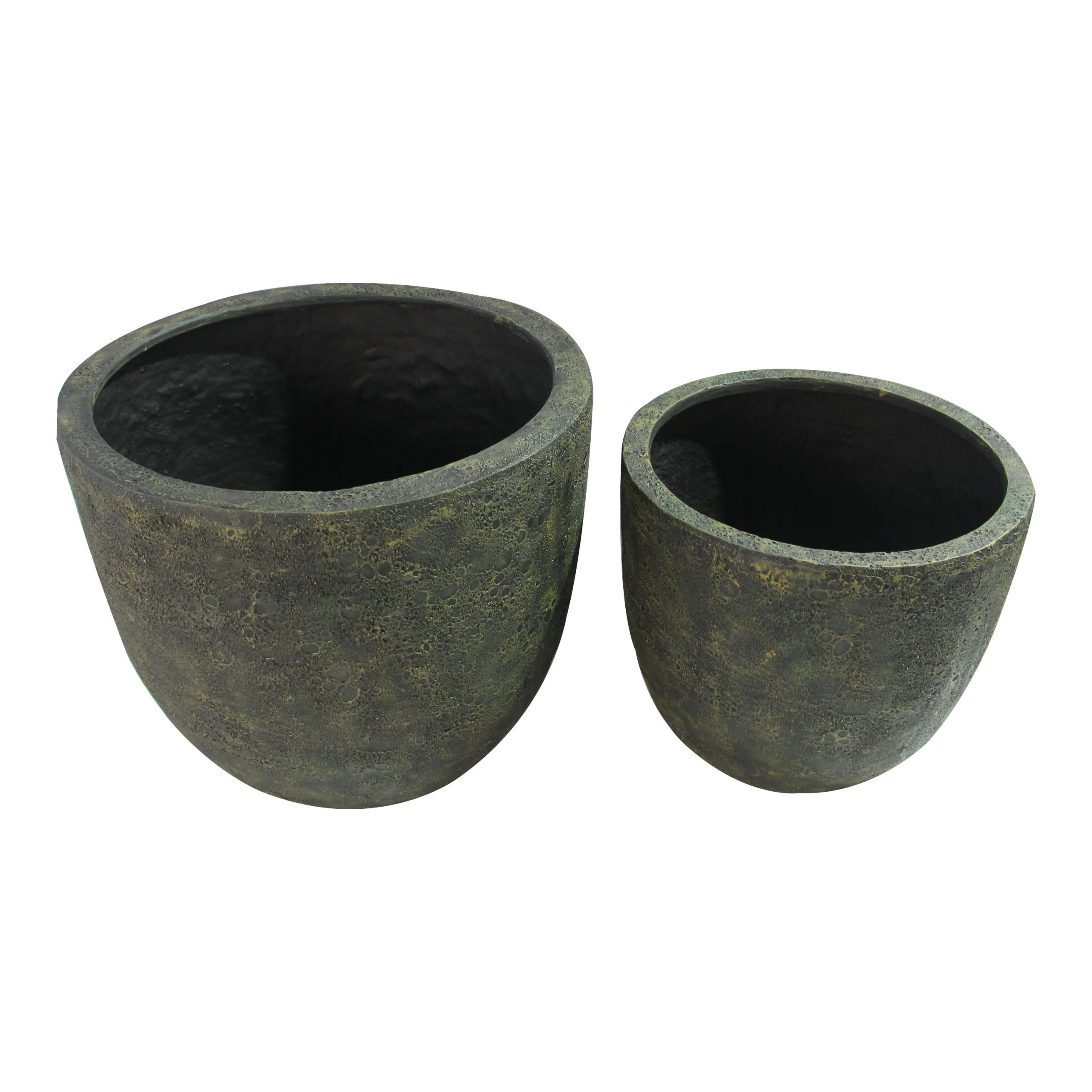 Egg Poly Planter (Set Of 2) – Green Grey 7 Egg Poly Planter (Set Of 2) – Green Grey