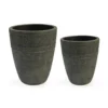 Milan Urn Poly Planter (Set Of 2) – Green Brown 9 Milan Urn Poly Planter (Set Of 2) – Green Brown