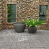Terre Poly Planter (Set Of 2) – Grey 12 Terre Poly Planter (Set Of 2) – Grey