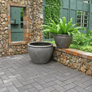 Home 70 Terre Poly Planter (Set Of 2) – Grey