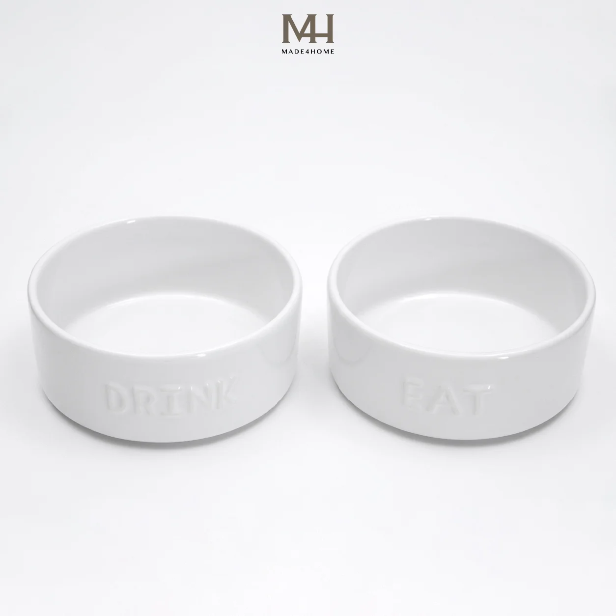 Chén Sứ Ăn Uống Cho Thú Cưng 16.5cm - Màu Trắng – Bát Sứ Cao Cấp Cho Chó Mèo 10 Chén Sứ Ăn Uống Cho Thú Cưng 16.5cm - Màu Trắng – Bát Sứ Cao Cấp Cho Chó Mèo