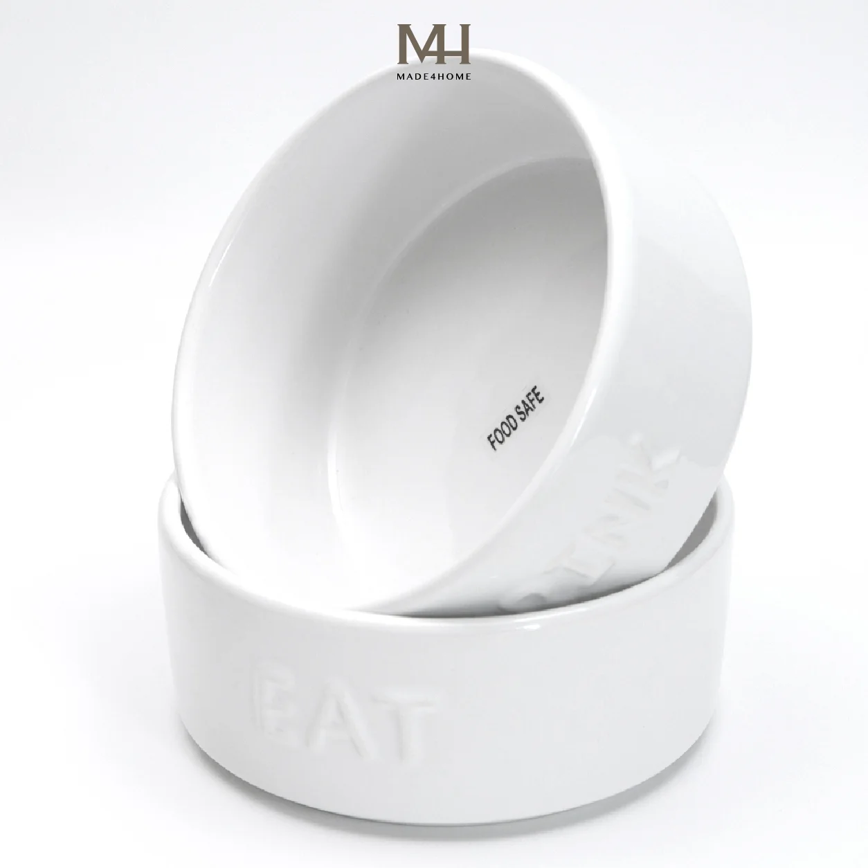 Chén Sứ Ăn Uống Cho Thú Cưng 16.5cm - Màu Trắng – Bát Sứ Cao Cấp Cho Chó Mèo 11 Chén Sứ Ăn Uống Cho Thú Cưng 16.5cm - Màu Trắng – Bát Sứ Cao Cấp Cho Chó Mèo