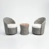 Bộ Bistro Set Ngoài Trời 2 Ghế 1 Bàn Mây Nhựa Made4Home