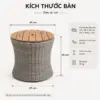 Bộ bisto set ngoài trời