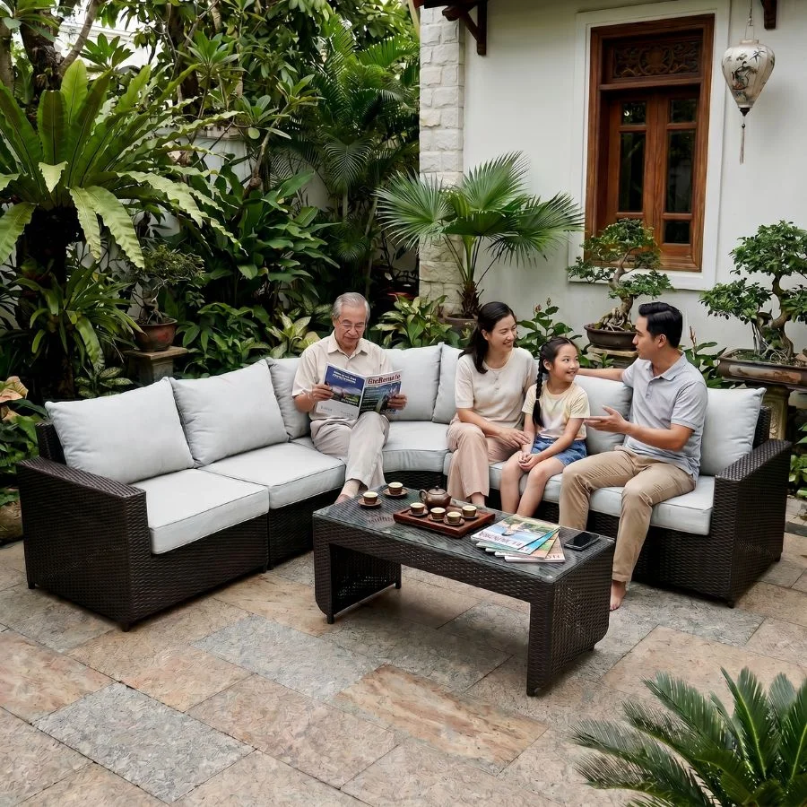 Sofa Ngoài Trời Made4Home – Giải Pháp Nội Thất Sân Vườn Cao Cấp Cho Không Gian Sống Đẳng Cấp