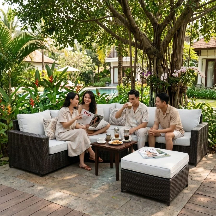 Sofa Ngoài Trời Made4Home – Giải Pháp Nội Thất Sân Vườn Cao Cấp Cho Không Gian Sống Đẳng Cấp